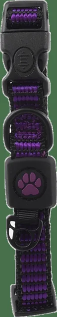 Obojek Active Dog Strong S fialový 1,5x27-37cm