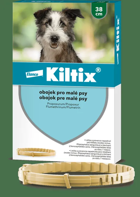 Obojek antiparazitní Kiltix malý 38cm