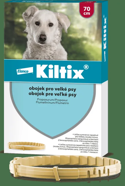 Obojek antiparazitní Kiltix velký 70cm