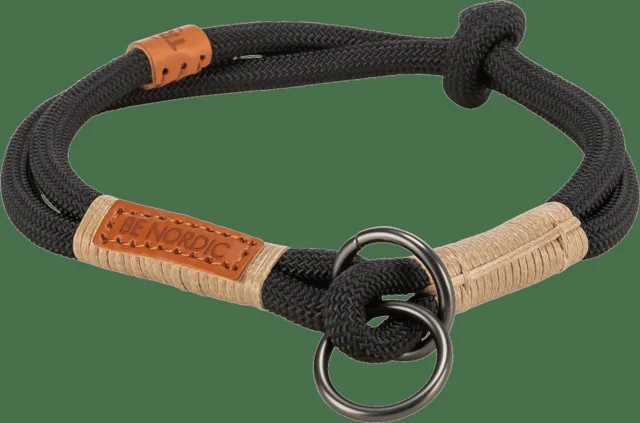Obojek Be Nordic polostahovací Trixie L 50 cm 13 mm černo pískový