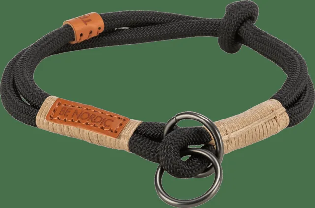 Obojek Be Nordic polostahovací Trixie M 45 cm 8 mm černo pískový