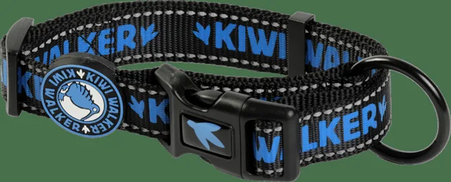 Obojek Kiwi Walker modrý M 45cm