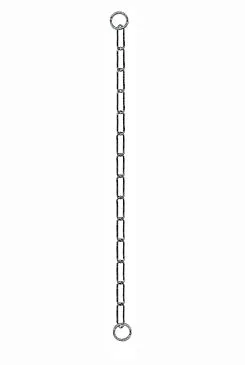 Obojek kovový stahovák dlouhá oka 1-řadý 65cm