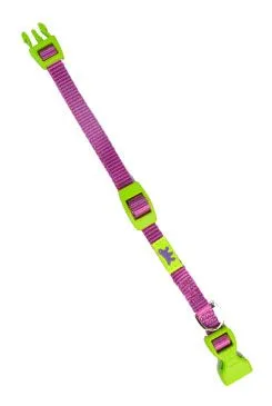 Obojek nylon Club C 32cmx10mm světle fialový