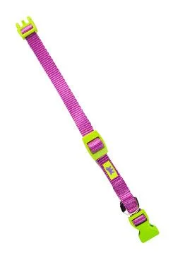 Obojek nylon Club C 44cmx15mm světle fialový