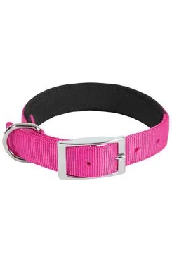 Obojek pes soft nylon růžový 25mm/60cm Zolux