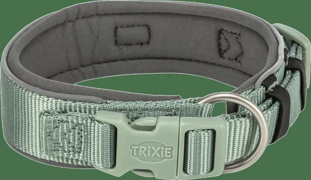 Obojek Premium extra široký Trixie L 46–55 cm 50 mm zeleno grafitový