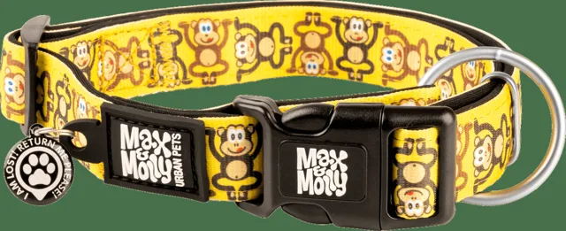 Obojek pro kočky Max & Molly Smart ID Monkey Maniac