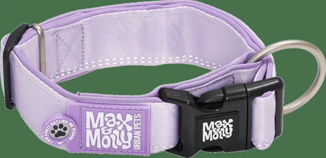 Obojek Smart ID pro psy Max & Molly Matrix M fialový