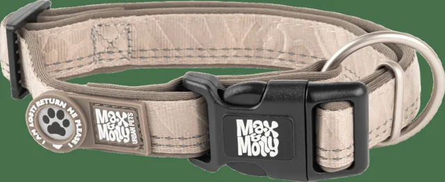Obojek Smart ID pro psy Max & Molly Matrix S béžový