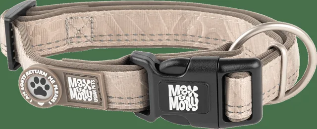 Obojek Smart ID pro psy Max & Molly Matrix XS béžový