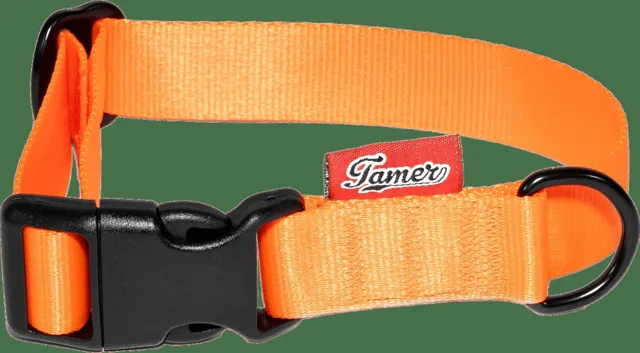 Obojek Tamer Simple 2,5 cm 28-43 cm oranžový
