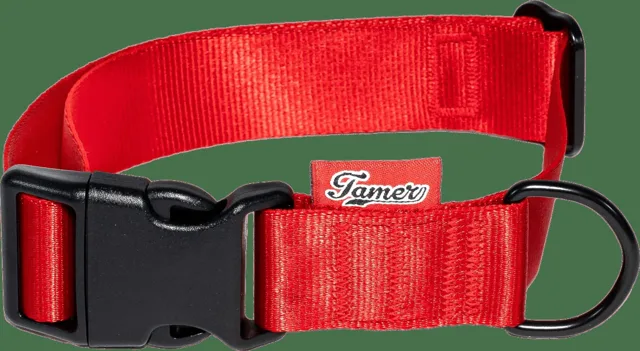 Obojek Tamer Simple 3 cm 33-55 cm červený