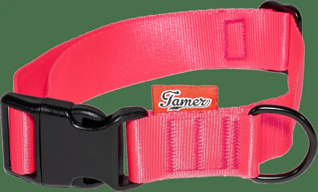 Obojek Tamer Simple 3 cm 33-55 cm růžový
