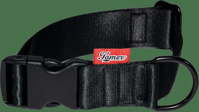Obojek Tamer Simple 4 cm 33-55 cm černý