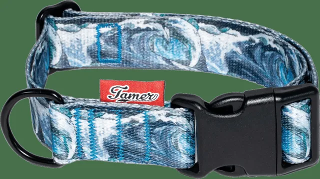 Obojek Tamer Simple Ocean Wave 2,5 cm 28-43 cm