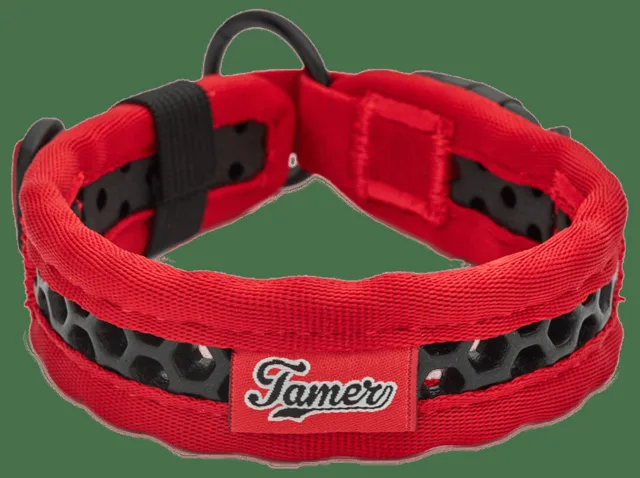 Obojek Tamer Softy 2,8x31cm červenočerný