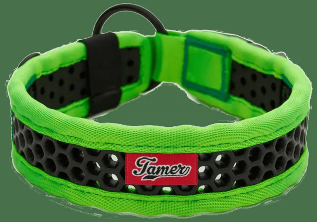 Obojek Tamer Softy 3,8x46cm zelenočerný