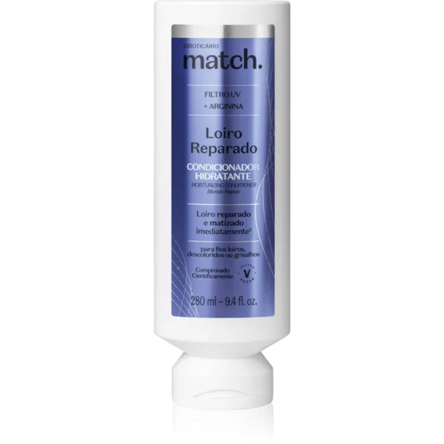 oBoticário Match. Blonde Repair regenerační kondicionér pro blond vlasy 280 ml