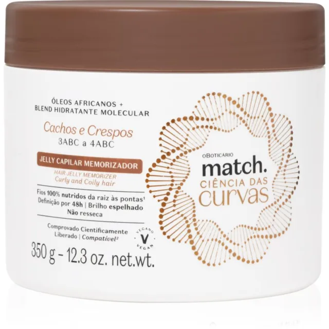 oBoticário Match gel pro kudrnaté vlasy 350 g
