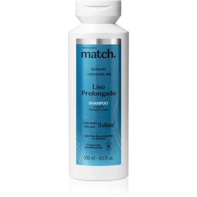 oBoticário Match. Liso Prolongado hydratační šampon 300 ml