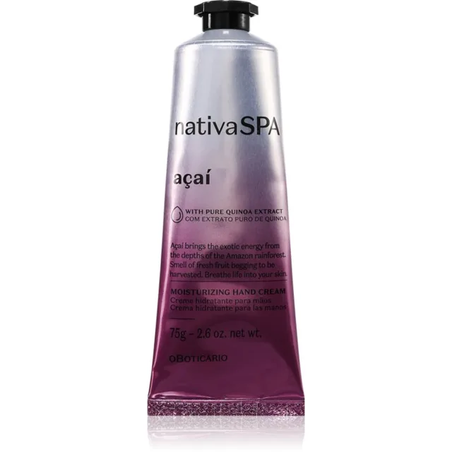 oBoticário Nativa SPA Acai hydratační krém na ruce 75 g
