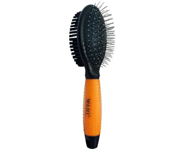 Oboustranný kartáč pro péči o zvířecí srst Wahl Professional Double Sided Brush 58421 - oranžový + dárek zdarma