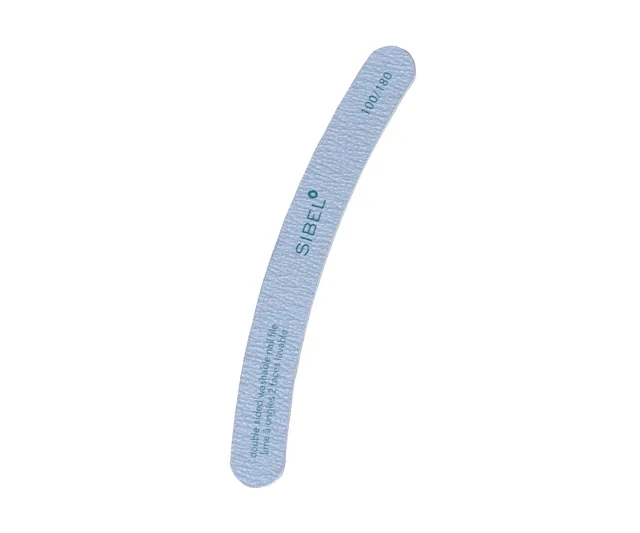 Oboustranný pilník na nehty Sibel Zebra Nail File 100/180 - 10 ks (000161904) + dárek zdarma