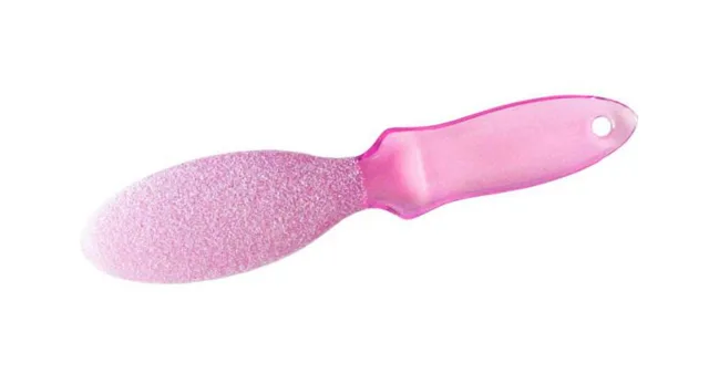 Oboustranný pilník na ztvrdlou kůži Duko TF-21, plast - růžový
