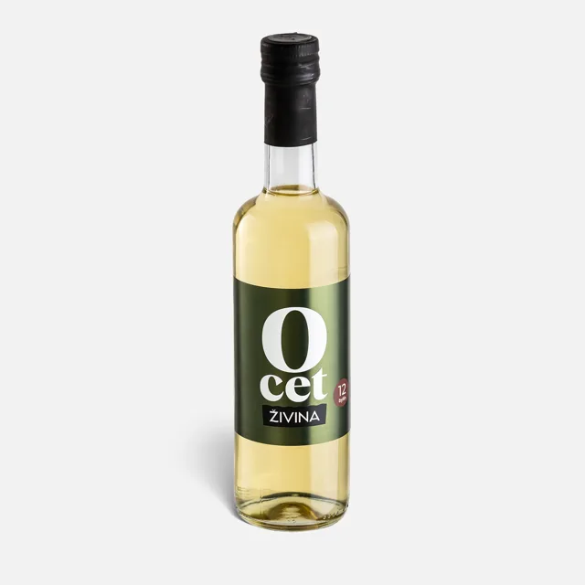 Ocet 12 bylin nepasterizovaný 500 ml  macerovaný za studena