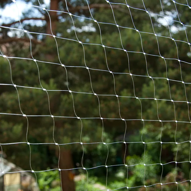 Ochranná síť pro kočky - transparentní - 4 x 3 m
