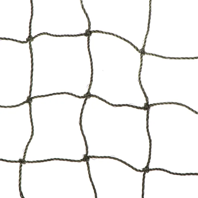 Ochranná síť pro kočky zesílená drátem - olivová - 2 x 3 m