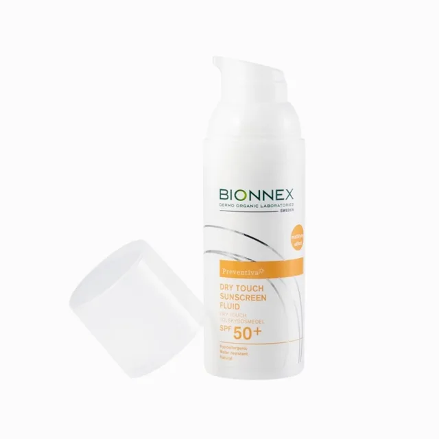 Ochranný opalovací krém „Suchý dotek“ SPF 50+, 50 ml - Bionnex