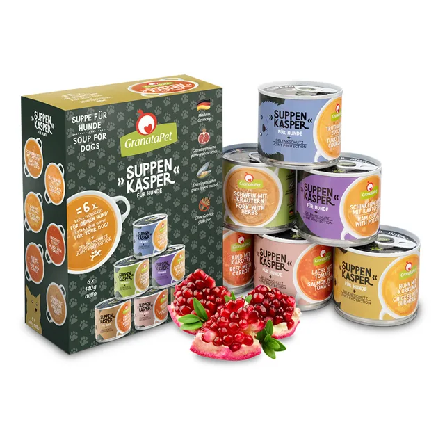 Ochutnávkové balení polévky GranataPet - 6 x 140 g