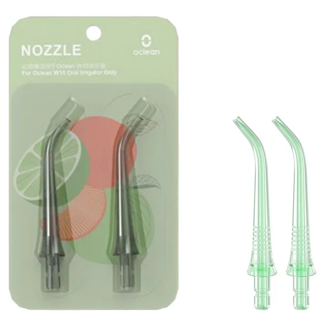 OCLEAN Náhradní trysky ústní sprchy N10-W10 Zelené 2 kusy