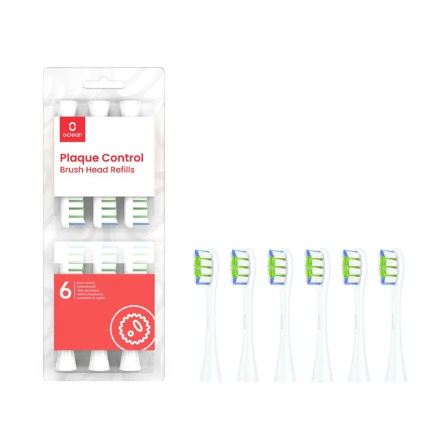 Oclean Plaque control brush hlavice 6 ks, bílé