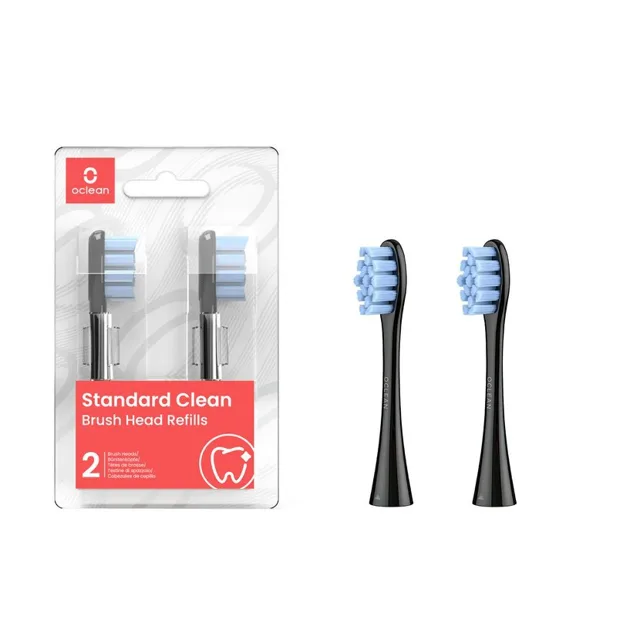 Oclean standard clean brush hlavice 2 ks, černé