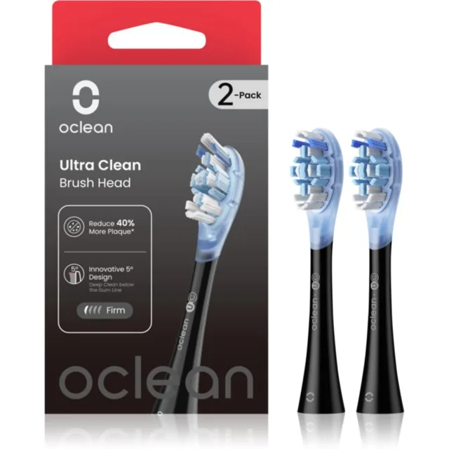 Oclean Ultra Clean UC02 náhradní hlavice černé 2 ks
