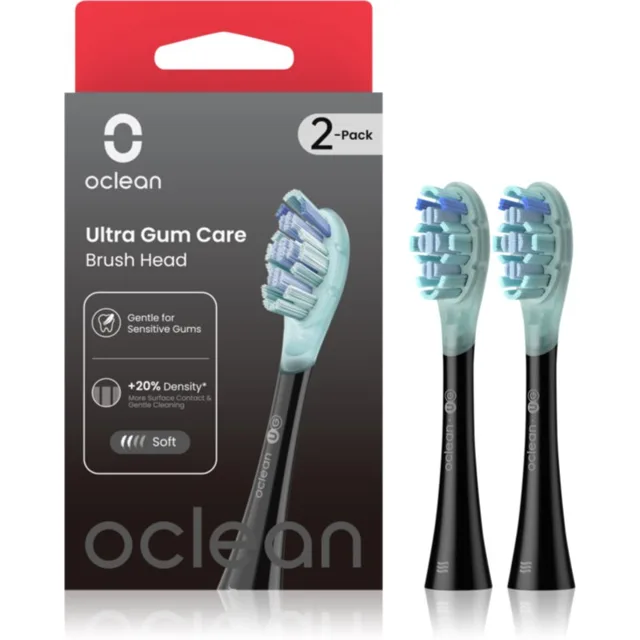 Oclean Ultra Gum Care UG02 náhradní hlavice černé 2 ks