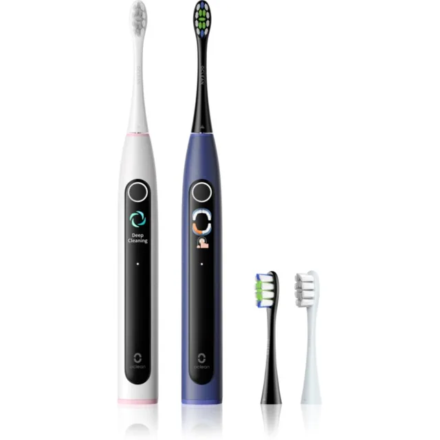 Oclean X Lite Duo Set sonický zubní kartáček + náhradní hlavice Blue+Grey