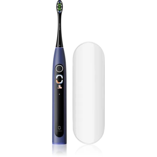 Oclean X Lite Set sonický zubní kartáček s cestovním pouzdrem Dark Blue 1 ks