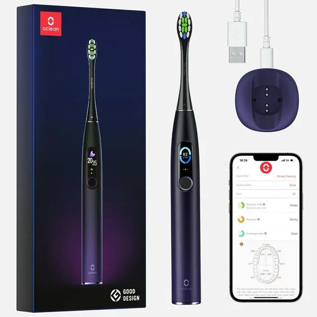 Oclean X Pro sonický kartáček, fialový