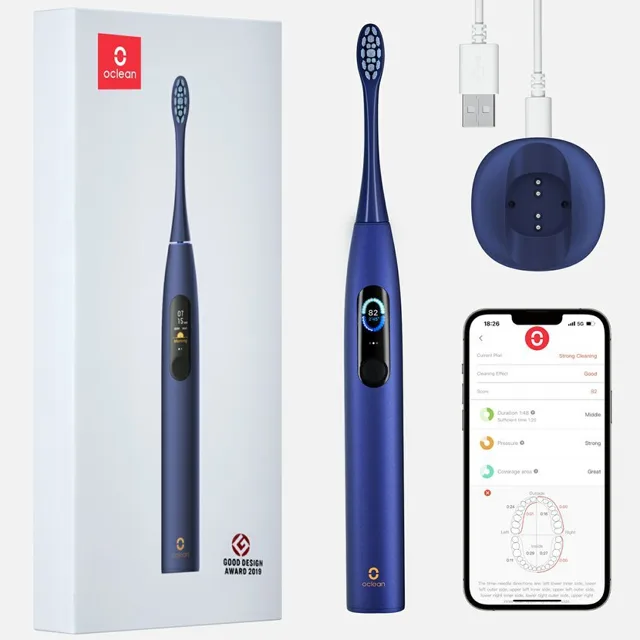 Oclean X Pro sonický kartáček, modrý
