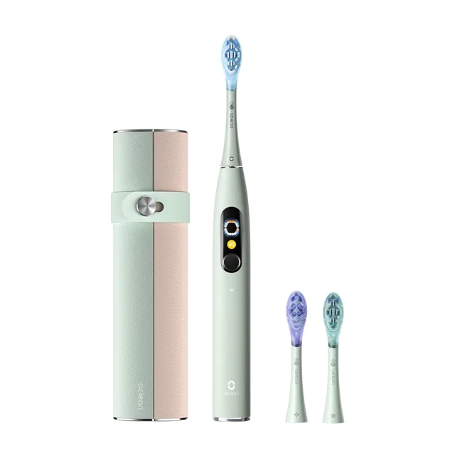 Oclean X Ultra 20 set sonický kartáček zelený