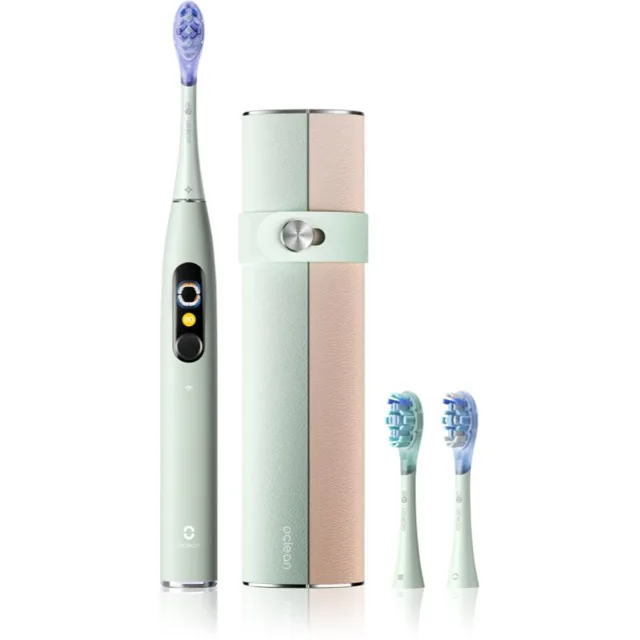 Oclean X Ultra 20 Set sonický zubní kartáček + 2 náhradní hlavice s cestovním pouzdrem Green