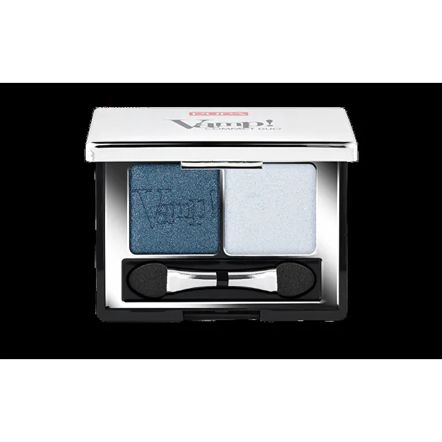 Oční stíny Vamp! (Compact Duo Eyeshadow) PUPA Milano / Odstín: 012 Magnetic Blue - 2,2 g
