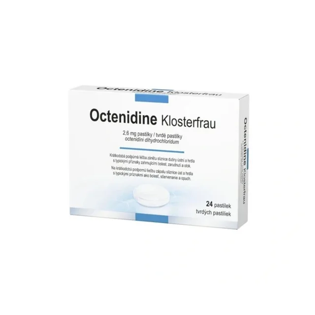 OCTENIDINE Klosterfrau 2.6mg pastilky 24 kusů