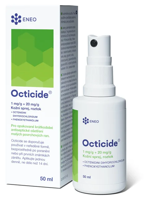 Octicide 1mg/g+20mg/g drm.spr.sol.1x50ml
