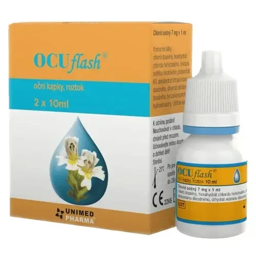 OCUflash ocni kapky 2x 10ml