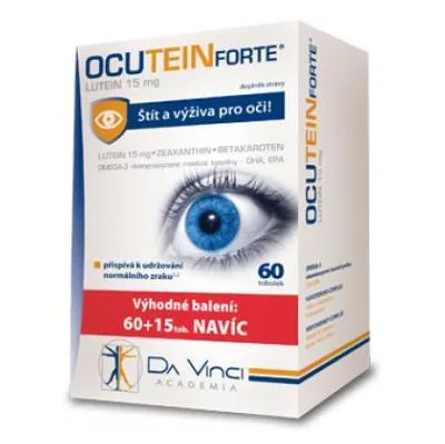 OCUTEIN Forte lutein 15 mg 60 + 15 tobolek